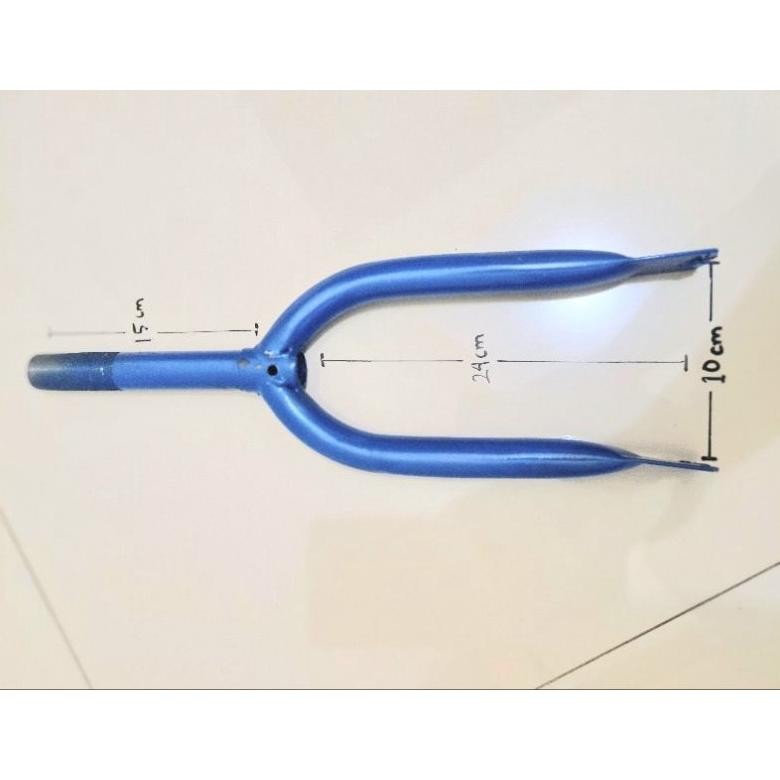 Special Fork 16 Inch  Garpu 16 Inch Sepeda Anak Bmx Mini Model Drat Ulir Bicycle Kid Fork Steel Mate