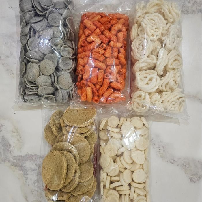 

Paket Komplit 9 Sanggul Kulit Mini Jengkol Makaron Pedas