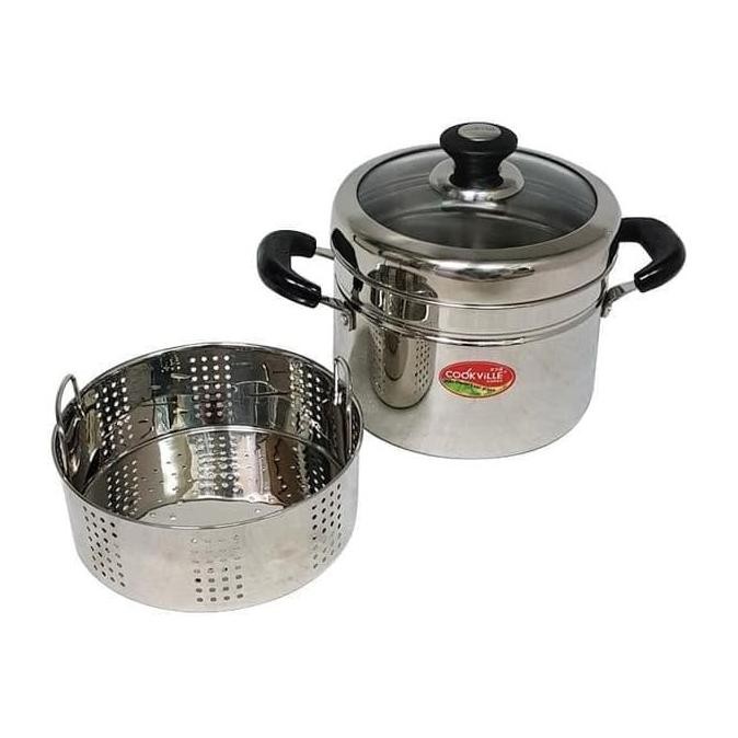 Panci Kukus Stainless 22 cm - Cookville Fancy Steamer / Kukusan HM
