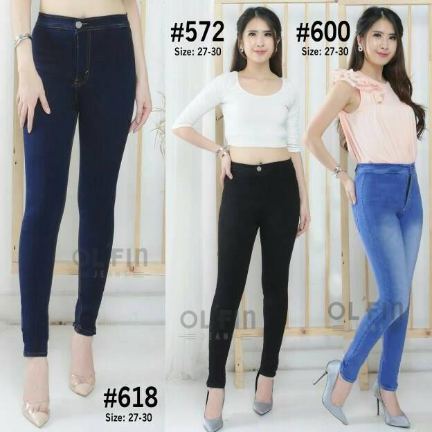 Celana panjang  HIGHWAIST OLFIN || JEANS