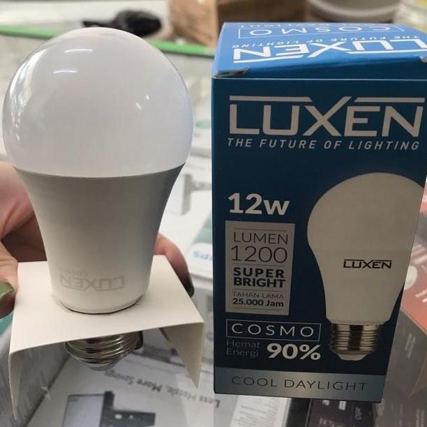 Lampu Led Bulb Luxen Bohlam Led Luxen 12W 12 W 12Watt 12 Watt