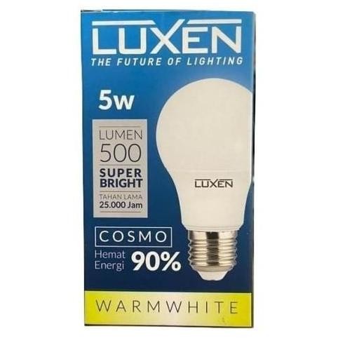 Lampu Led Bulb Luxen Bohlam Led Luxen 5W 5 W 5Watt 5 Watt
