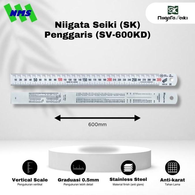 

Promo Niigata Seiki (SK) Penggaris (SV-600KD) COD