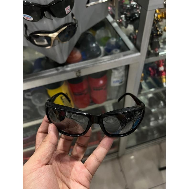 Part Sepeda Kacamata Running Vintage Y2K Sepeda Lari Olah Raga Klasik Sunglasses Kaca Mata Hitam Out
