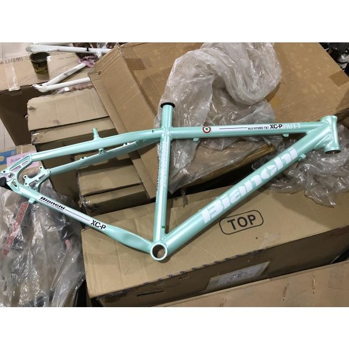 Part Sepeda Frame Sepeda Mtb 26 Bianchi Repartocorse Xcp Alu Hydro Hijau Ndog Asin