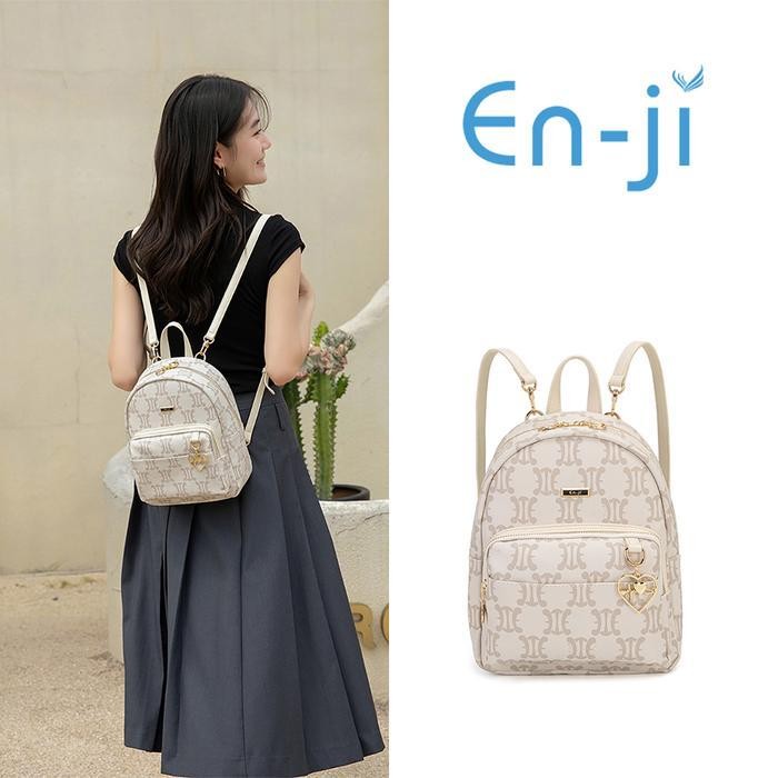 AB En-ji Niomi Tas Ransel Wanita - Cream