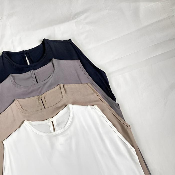 DWF Inner Pendek Tanpa Lengan Dalaman Gamis Inner Sleeveless Baju luaran Manset Inner Lengan Pendek