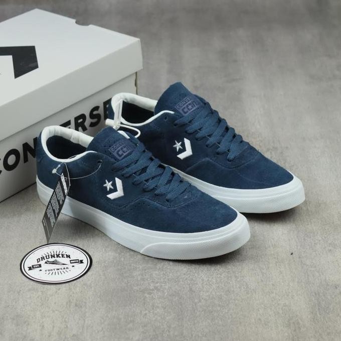 Sepatu Converse X Louie Lopez Pro Ox Navy White Gum (Best Quality)