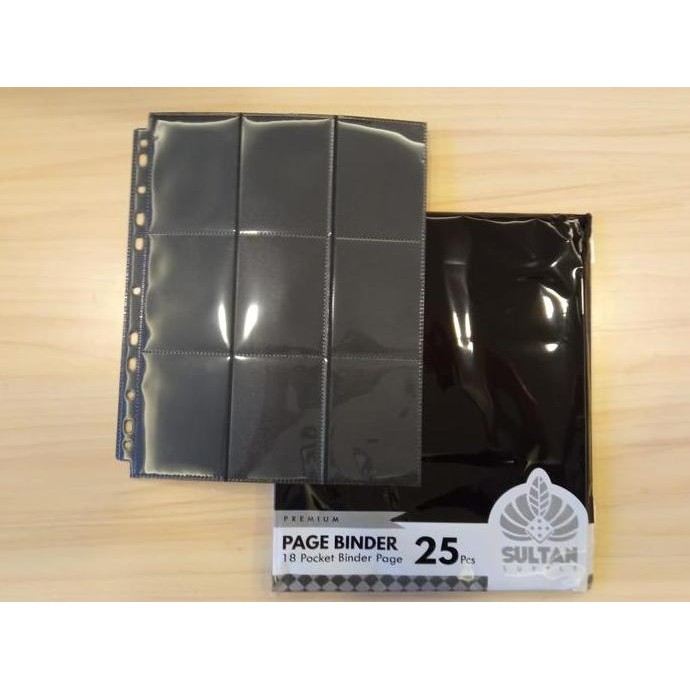 

TERMURAH - Sultan Premium Binder Page 18 Pocket 25Ct