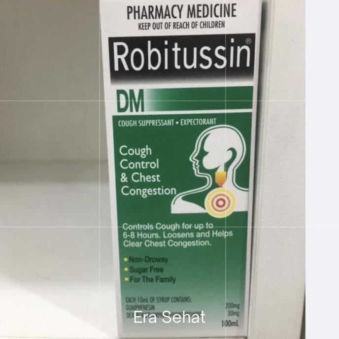 TERMURAH - Robitussin hijau dm 100ml