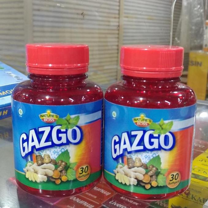 TERMURAH - Gazgo Isi 30 Sofgel ORI Natures Boss Maag,Kembung,Asam Lambung