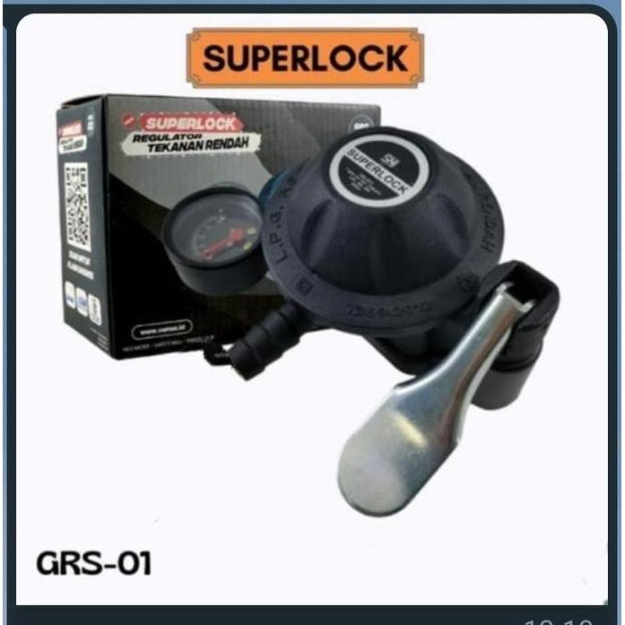 Sale Regulator Gascomp Superlock Grs - 01 - Meteran Grs-01 - Tekanan Rendah Grs01 - Regulator Pengon