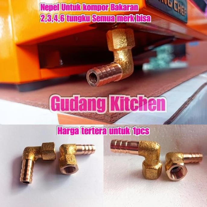 Sale Nepel/Shock/Sambungan Selang Gas Kompor Panggangan