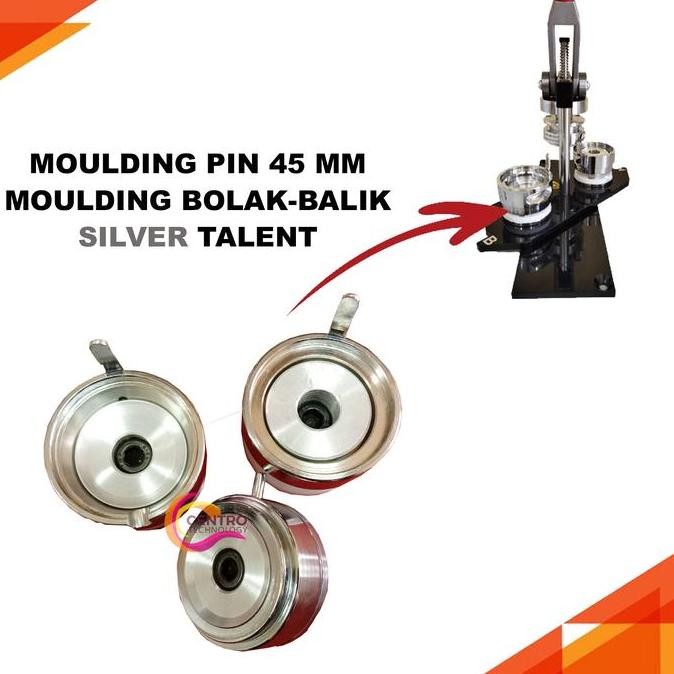 

Promo Moulding Press Pin SILVER TALENT 45 MM (2 Sisi) & Ukuran 32/44/58/75MM COD
