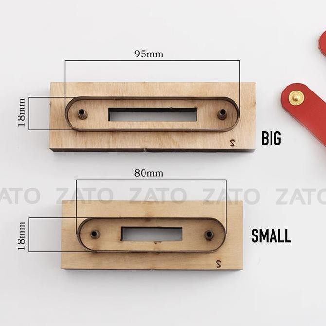 

Cable Clip Japanese Knife Molds Template - Leather Tools