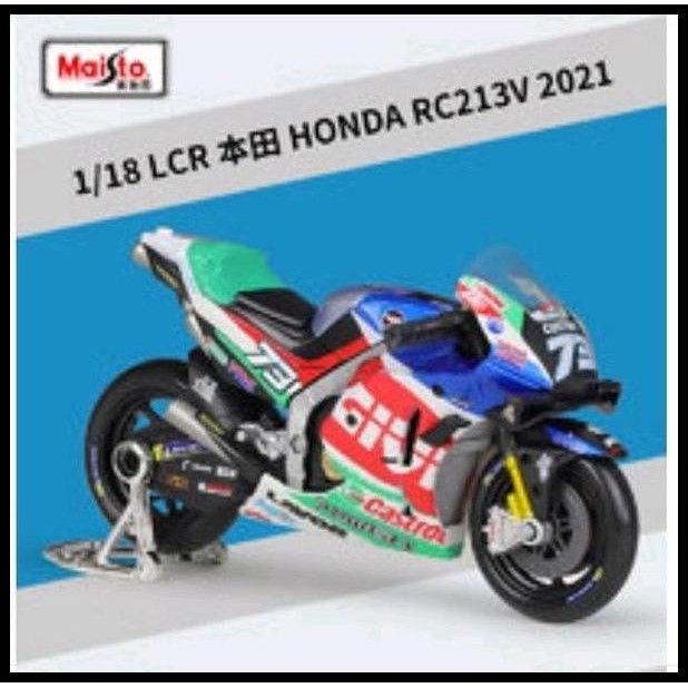 Diecast Miniatur Alex Marquez #73 LCR Honda RC213V MotoGP 2021