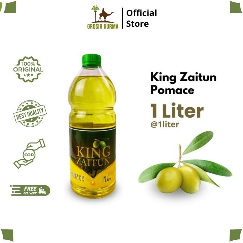 

King Zaitun Pomace 1 Liter Minyak Zaitun Bisa Untuk Masak Lebih Sehat