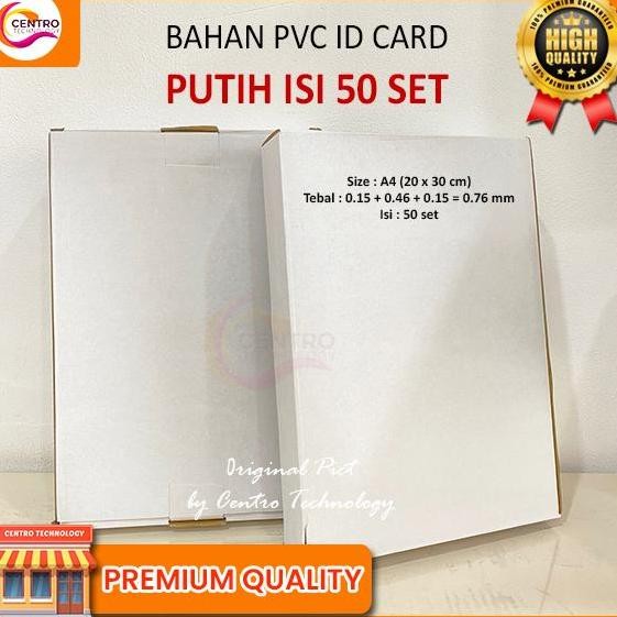 

Promo Bahan Pvc Id Card a4 / Kartu Id card COD