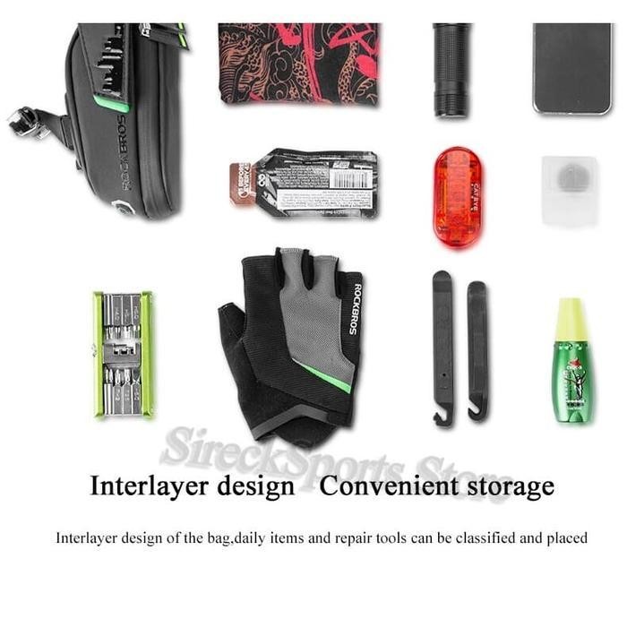 Kualitas Premium Tas Sadel Rockbros 1.5 L Sepeda Mtb Rb Seli Sepeda Li Original Dan Terpercaya