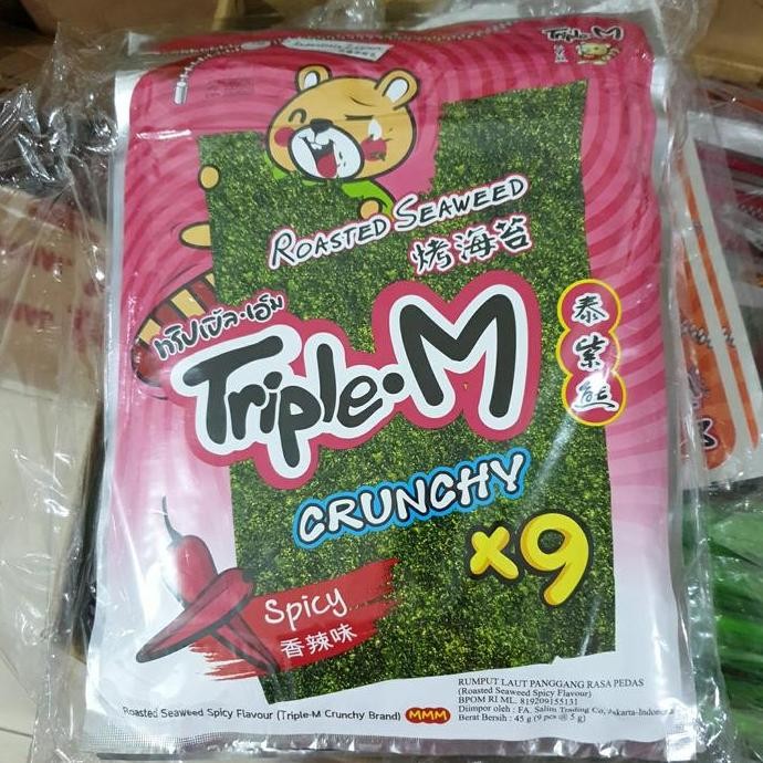 

Triple M Roasted Seaweed Giant Sheet - Spicy
