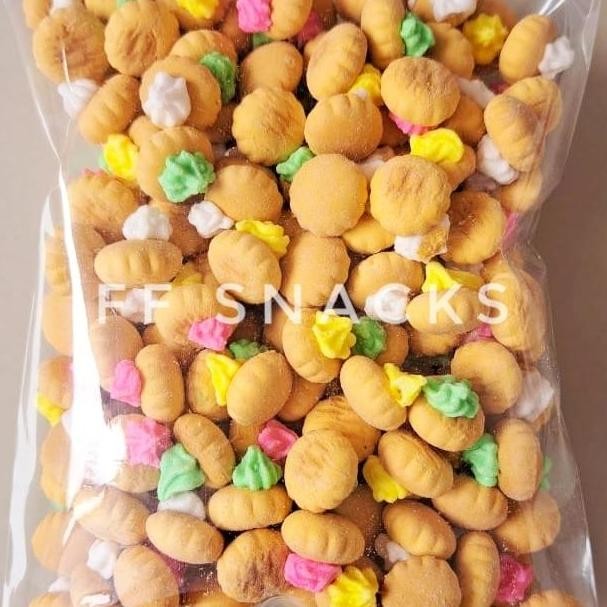 

Biskuit Gem Rose/ Kue Kembang Gula/ Snack Kue Kembang Gula Warna Warni