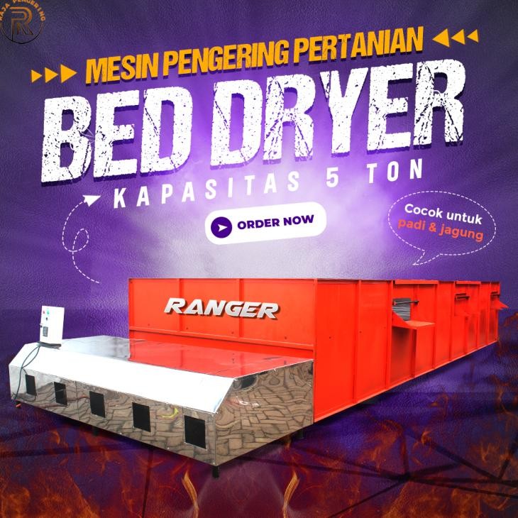 Mesin Pengering Gabah Padi dan Jagung Kap. 5 Ton