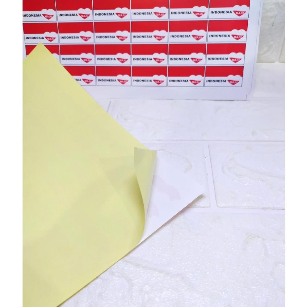

As23 (Perlembar) Bendera Stiker Pipi Merah Putih Support Hut Ri