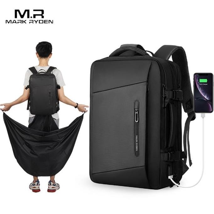 Mark Ryden Tas Ransel Laptop Kerja Pria Usb Raincoat 17 Inch Mr9299