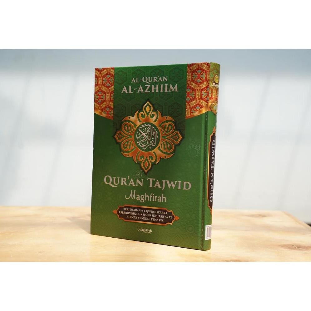 

A4 AL QURAN Al Adziim Quran Tajwid Terjemah Pelangi HC Besar DiM