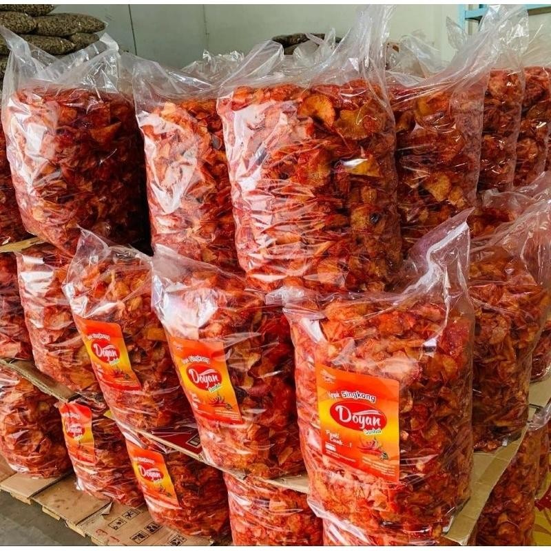 

Singkong Sambal Sambel Sanjai 1Kg Pedas Manis Berkualitas
