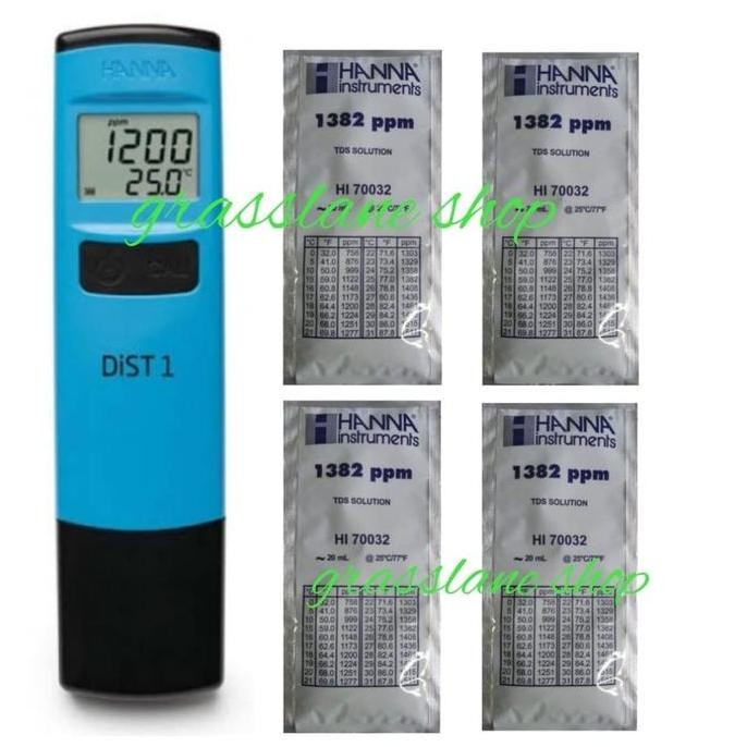 TDS METER HANNA DIST 1 TESTER WATERPROOF HI 98301 HI98301 ORIGINAL DAN TERPERCAYA