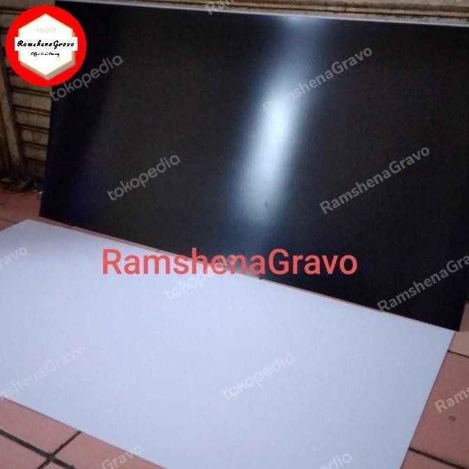 

NEW gravoply/bahan grafir/bahan name tag/60x120cm tebal 1.5mm/hitam