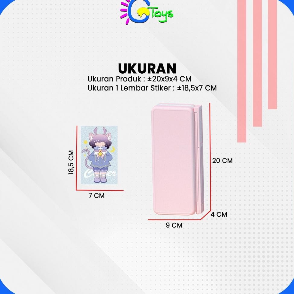 

Sr-32 Cr-A73 Tempat Pensil 2In1 Multifungsi Dengan Tatakan Buku Dan Papan Tulis Praktis / Kotak Pensil Lipat Tempat Penyimpanan Alat Tulis Anak Sekolah / Pencil Case Book Holder Import Sr-32