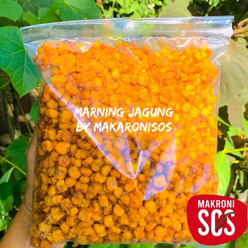 

Marning Jagung Rasa Asin & Pedas 1Kg Marning Jagung Renyah Snack Jagung Asli Berkualitas