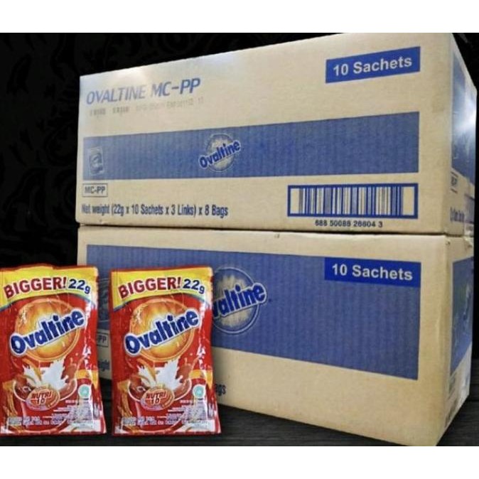 

Ovaltine Sachet Dus ( 22G X 240 Sachet ) / Susu Bubuk Coklat Ovaltine