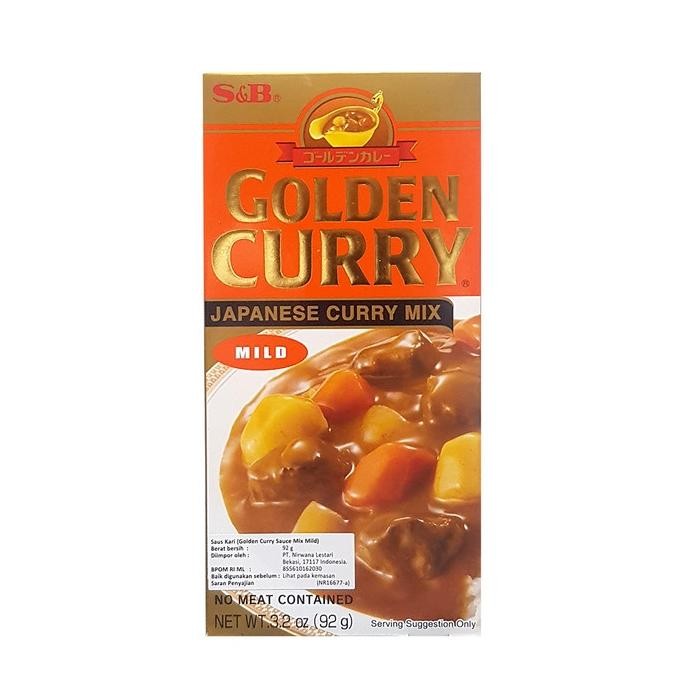 

READY STOCK S&B Golden Curry Japanese Mix Mild / Saus Kari 92 Gr