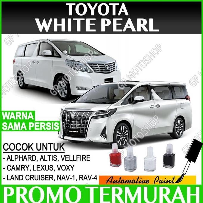 Toyota White Pearl Cat Oles Penghilang Baret Mobil Putih Mutiara Camry