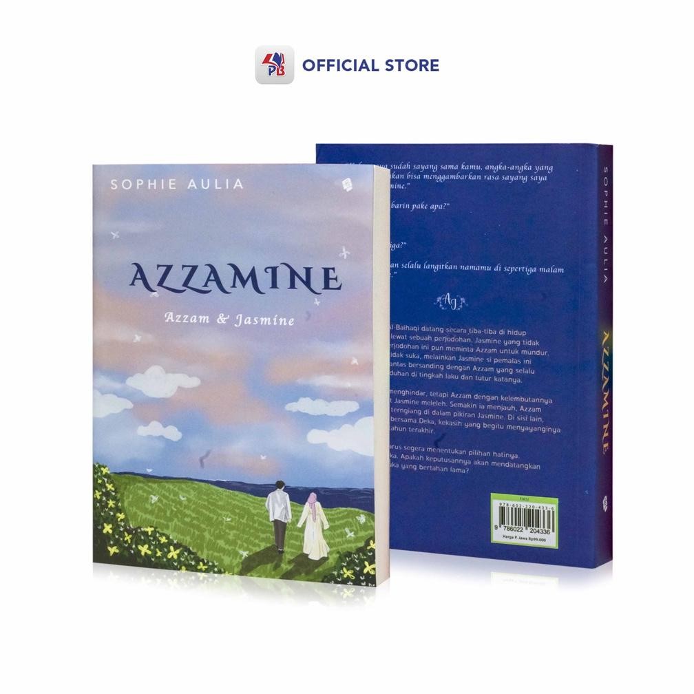 Ready_Stock_Cod Buku Novel Azzamine - Azzam Dan Jasmine Soft Cover / Pt Kawah Media Pustaka Kmp - Km