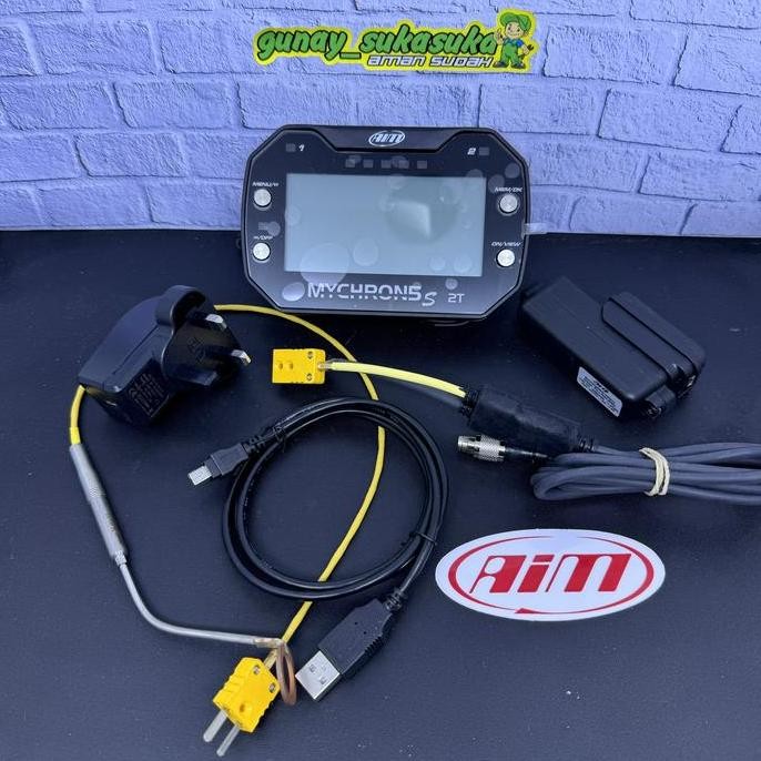 ready Mychron 5S 2T Original Aim Data Logger Made In Italy Lap Timer