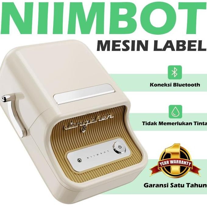 

Niimbot B21 B1 Pencetak Label Termal Printer Label Portabel Bluetooth Tanpa Tinta Dengan New Stok