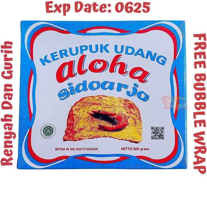 

Aloha Baru Super Ekstra Kerupuk Udang Mentah 500G Cemilan Keripik