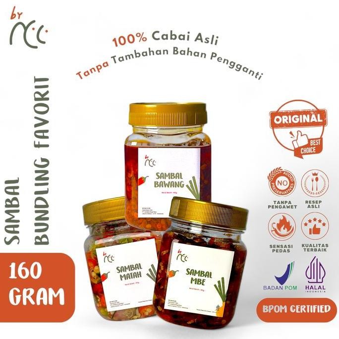 

By NCC Bundling Sambal Mbe & Sambal Matah Sambal Bawang 160gr