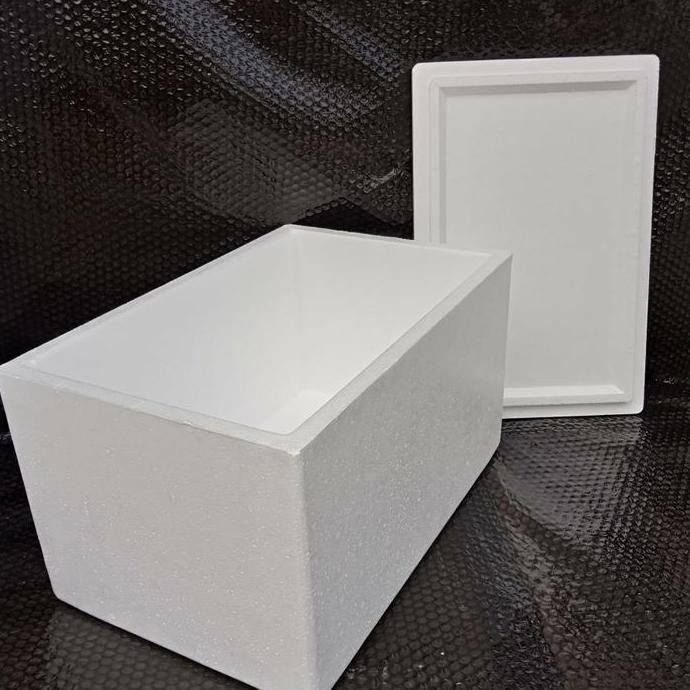 

new !!! STEROFOAM Foam Styrofoam ikan BOX BENUR UKURAN 47 x31 x 29 cm