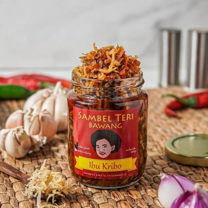 

SAMBEL TERI BAWANG Sambal Ibu Kribo Khas Bogor