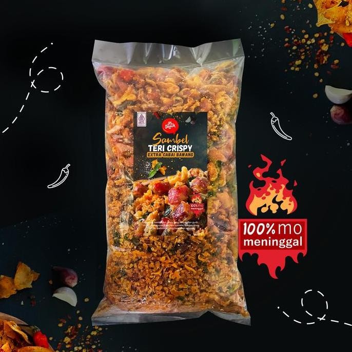 

Sambel Teri Crispy Extra Cabai Bawang - 250gr