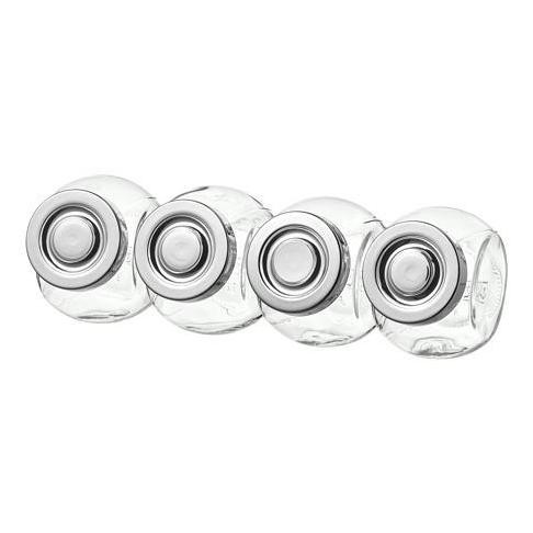 

Toples Bumbu Dapur Kaca Set isi 4PCS Tempat Penyimpanan Sambal Rempah