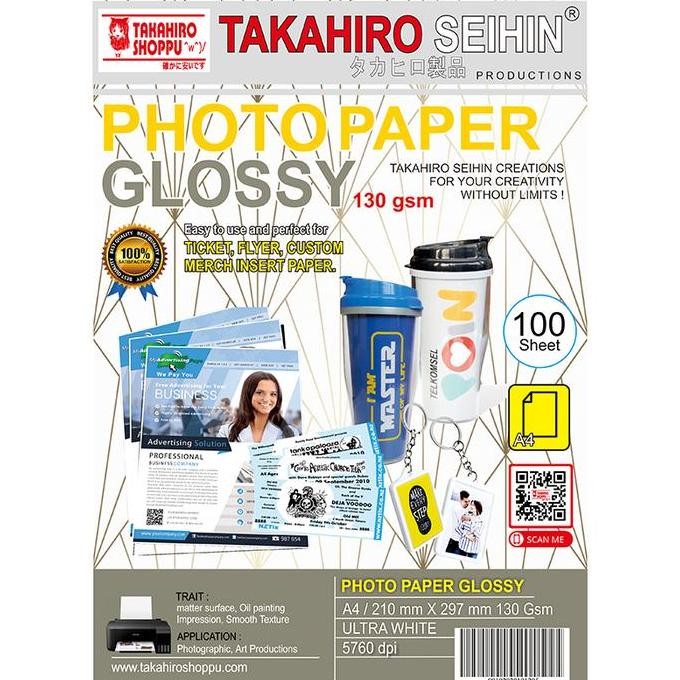 

new !!! Kertas Glosy 130 Gsm A4