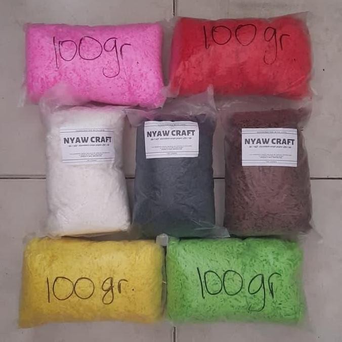 

new !!! Kertas Krep potong NYAW CRAFT 100 gram (alas kado tatakan wrap gift )