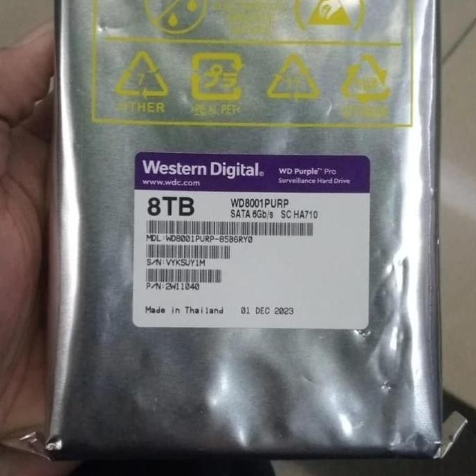TERLARIS - WD PURPLE 8TB ORI
