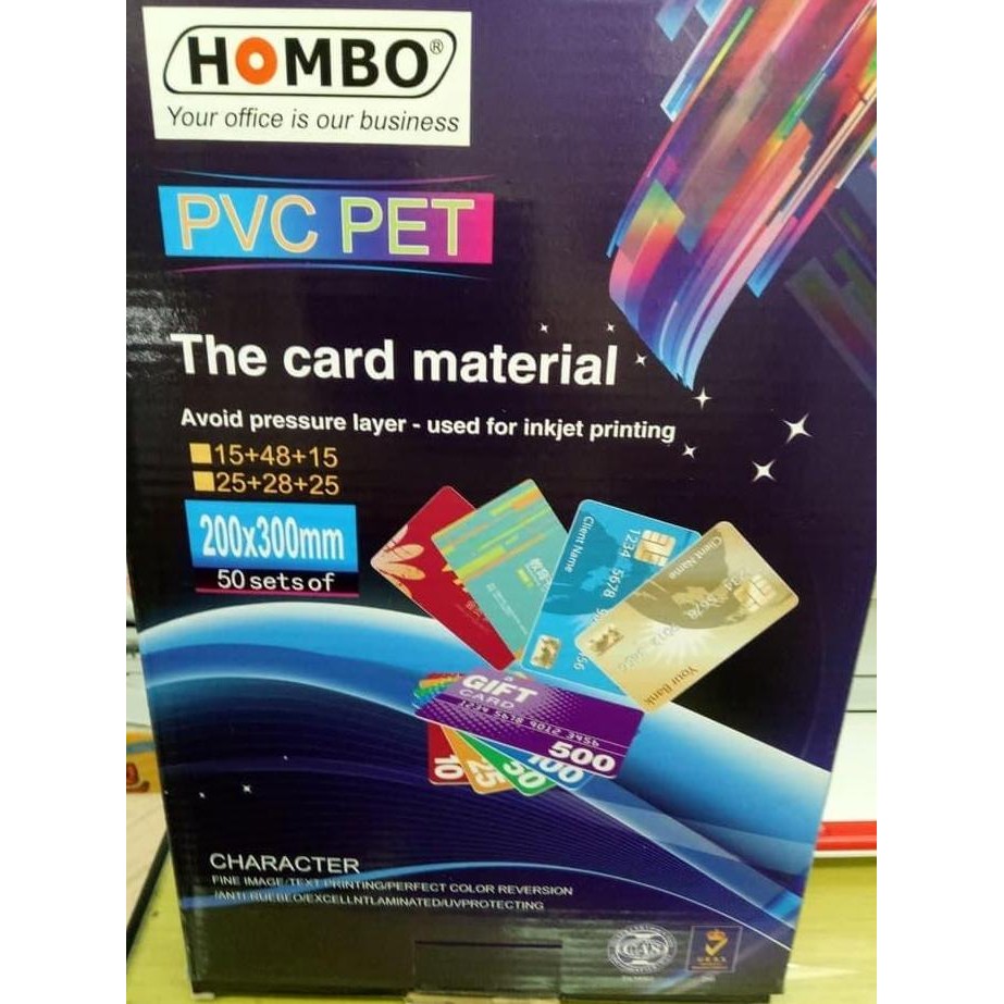 

new !!! Kertas PVC PET/Bahan ID card